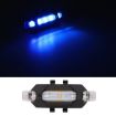 Blue Motorcycle Bicycle Charging Strobe Decorative Tail Light - 1