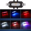 Blue Motorcycle Bicycle Charging Strobe Decorative Tail Light - 2