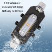 Blue Motorcycle Bicycle Charging Strobe Decorative Tail Light - 4