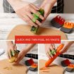 Green Palm Hand Peeler for Potatoes, Fruits, and Vegetables - 6
