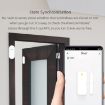 Smart Tuya WiFi Door/Window Sensor with Alarm & App Alerts - 4