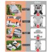 DJI Mini 3/Pro BRDRC Propeller Holder Blade Mount Base (Gray) - 4