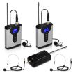 Q6 1 Drag 2 Wireless Lavalier USB Microphone for Recording Live - 1