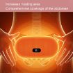 Yellow 4000mAh Digital Electric Abdominal and Waist Massage Belt - 4