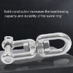 360 Rotating 8-Shaped Snap Ring Hook, M8 Type 304 Stainless Steel - 4