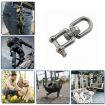 M10 304 Stainless Steel Swivel 360 8-Shaped Chain Snap Hook - 2