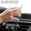 White S03 Gravity Air Outlet Phone Holder with Spiral Clip - 3