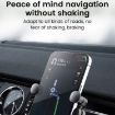 White S03 Gravity Air Outlet Phone Holder with Spiral Clip - 6