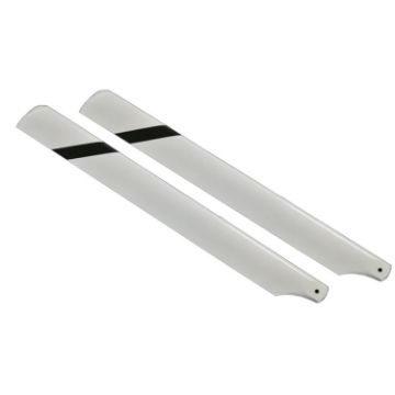 325mm Glassfiber Paddle Blade 3D Propeller for 450 Helicopter - 1