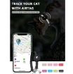 Reflective Silicone AirTag Tracker Pet Collar with Bell (White) - 5