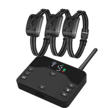 2-In-1 Electric Dog Fence & Remote Collar Vibration & Shock (Black) - 1