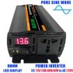 60V to 220V Car Sine Wave Inverter 8000W (Actual 1300W) - 3