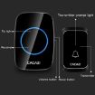 CACAZI A06-DC Wireless Waterproof Doorbell, 1 To 1 Battery Type, White - 4