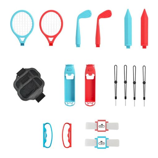 IPLAY HBS-506 Switch 18-in-1 Sports Set: Lightsaber, Golf, Grip - 1