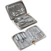 12-in-1 Bamboo Style Stainless Steel Nail Trimming & Polishing Set - 2
