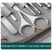 12-in-1 Bamboo Style Stainless Steel Nail Trimming & Polishing Set - 6