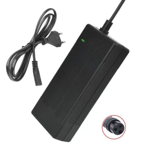 42V 2A GX16 Smart Charger for 36V Lithium Battery, EU Plug - 1