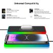 2 In 1 15W Wireless Car Charger Mat with Colorful Light & USB Cable - 2