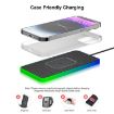 2 In 1 15W Wireless Car Charger Mat with Colorful Light & USB Cable - 3