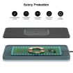 2 In 1 15W Wireless Car Charger Mat with Colorful Light & USB Cable - 4