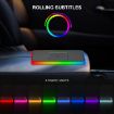 2 In 1 15W Wireless Car Charger Mat with Colorful Light & USB Cable - 5