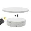 2-in-1 White Turntable Display Stand with Remote Control - 1