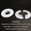 53mm Wall Hole Cover Plug for Split Air Conditioning Systems - 4