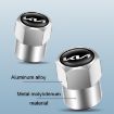 KIA KN Car Tire Valve Core Decorative Metal Caps 3sets/12pcs Gold - 6