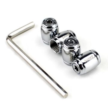 Silver Automobile Valve Core Cap Anti-deflation Tire Decoration - 1