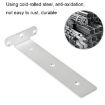 200mm Stainless Steel Triangular Bookshelf Bracket Plate - 3