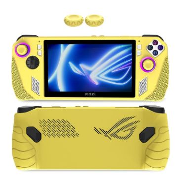 ASUS Rog Ally Console Multicolor Silicone Case + 2 Gold Button Caps - 1