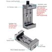 XILETU XJ-8 Red Aluminum Camera Tripod Mobile Phone Clip - 4
