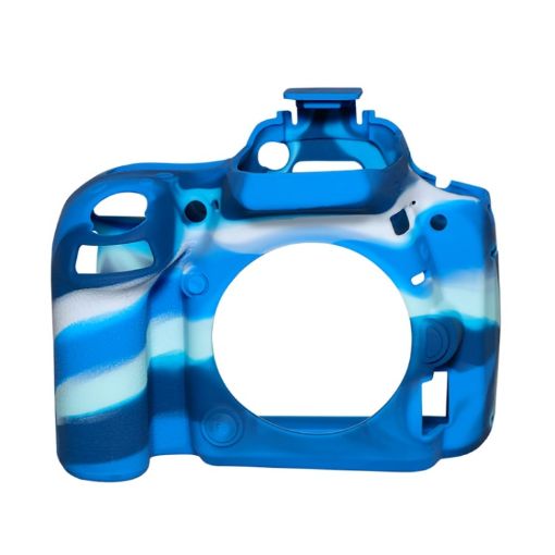 Nikon D750 Pixel P001 Silicone Protector Case (Ocean Camouflage) - 1