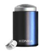 KONKA Portable Waterproof Razor for Men, Black + Extra Knife Head - 1