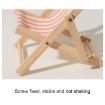 Mini Wooden Beach Chair Phone Holder Ornament, Style: G - 6