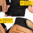 Kids Camouflage Outdoor Skating & Riding Half-Finger Gloves - 3
