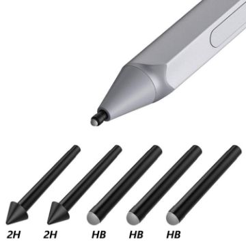 2H+HB Pen Nib Refills for Microsoft Surface Pro/Book (5 Pack) - 1