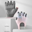 Sakura Pink Non-slip Shock-absorbing Half-finger Yoga Gloves, Size M - 2