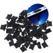 Black Silicone Micro USB Charging Port Dust Plug for Cell Phones - 2