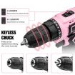 HILDA 12V Cordless Impact Drill Screwdriver, EU Plug - 4