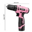 HILDA 12V Cordless Impact Drill Screwdriver, UK Plug - 2