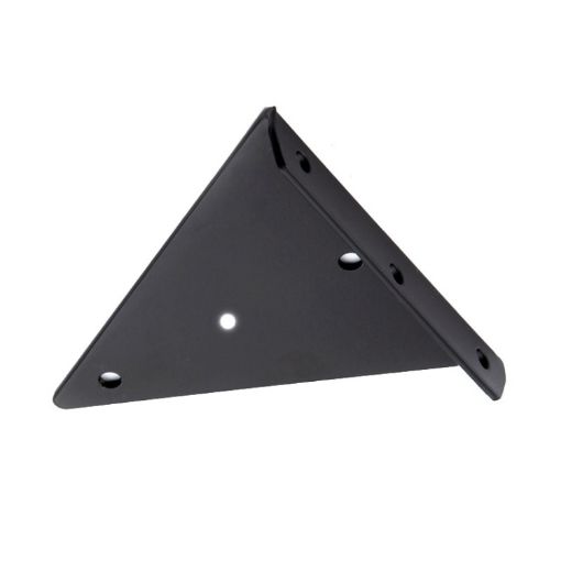Invisible Load Bearing Triangle Wall Shelf Bracket, 170x130mm, Black - 1