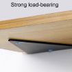 Invisible Load Bearing Triangle Wall Shelf Bracket, 170x130mm, Black - 4
