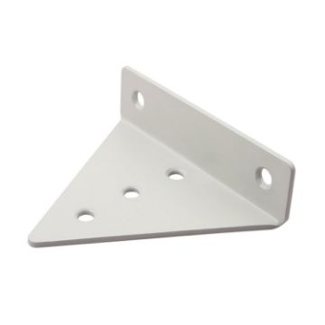 Invisible Triangle Load Bearing Wall Shelf Bracket 230x170mm White - 1