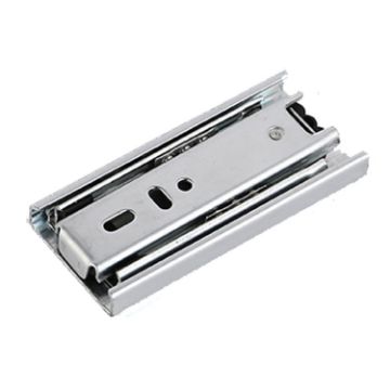 10cm Thickened Mute Drawer Track Rail - 4 Inch Three Sections Slide - 1