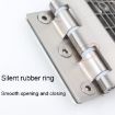 Space Aluminum Glass Door Partition Hinge & Fittings - 3
