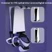 PS5 Wall-Mount Bracket for Controllers, VR Glasses, Headphones (Black) - 4