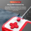 A12 3.0" HD Retro Handheld Game Console, 666 Games, Double Red Blue - 5