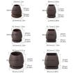 15 Degree Tilt Table & Chair Feet Covers, 1 inch, 8pcs Set (Square) - 2