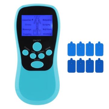 Blue Multifunctional Pulse Meridian Massage Instrument Upgrade - 1